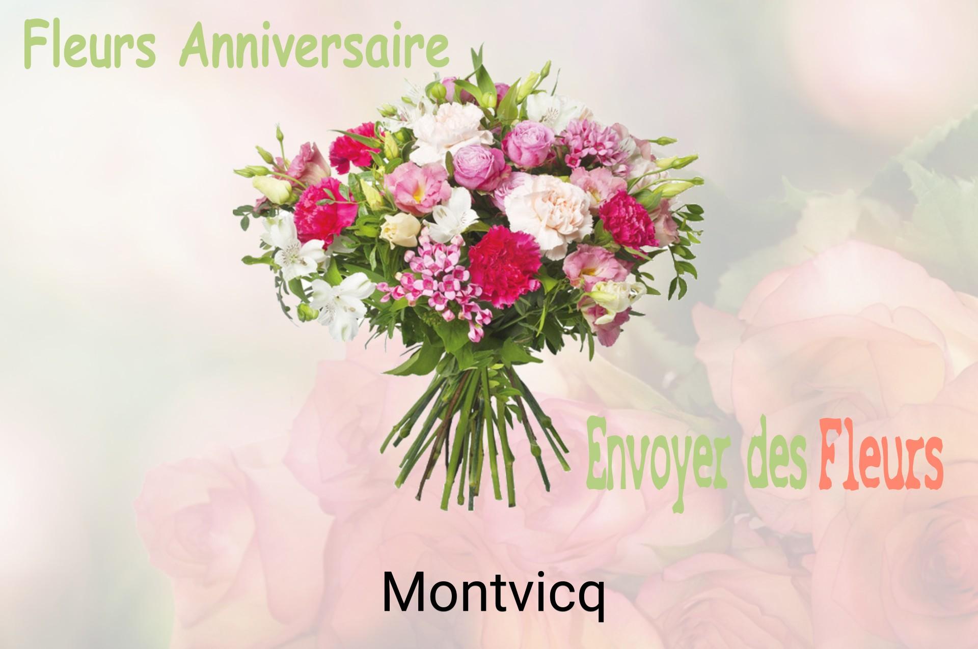 Bouquet de fleurs d’anniversaire livré à Montvicq