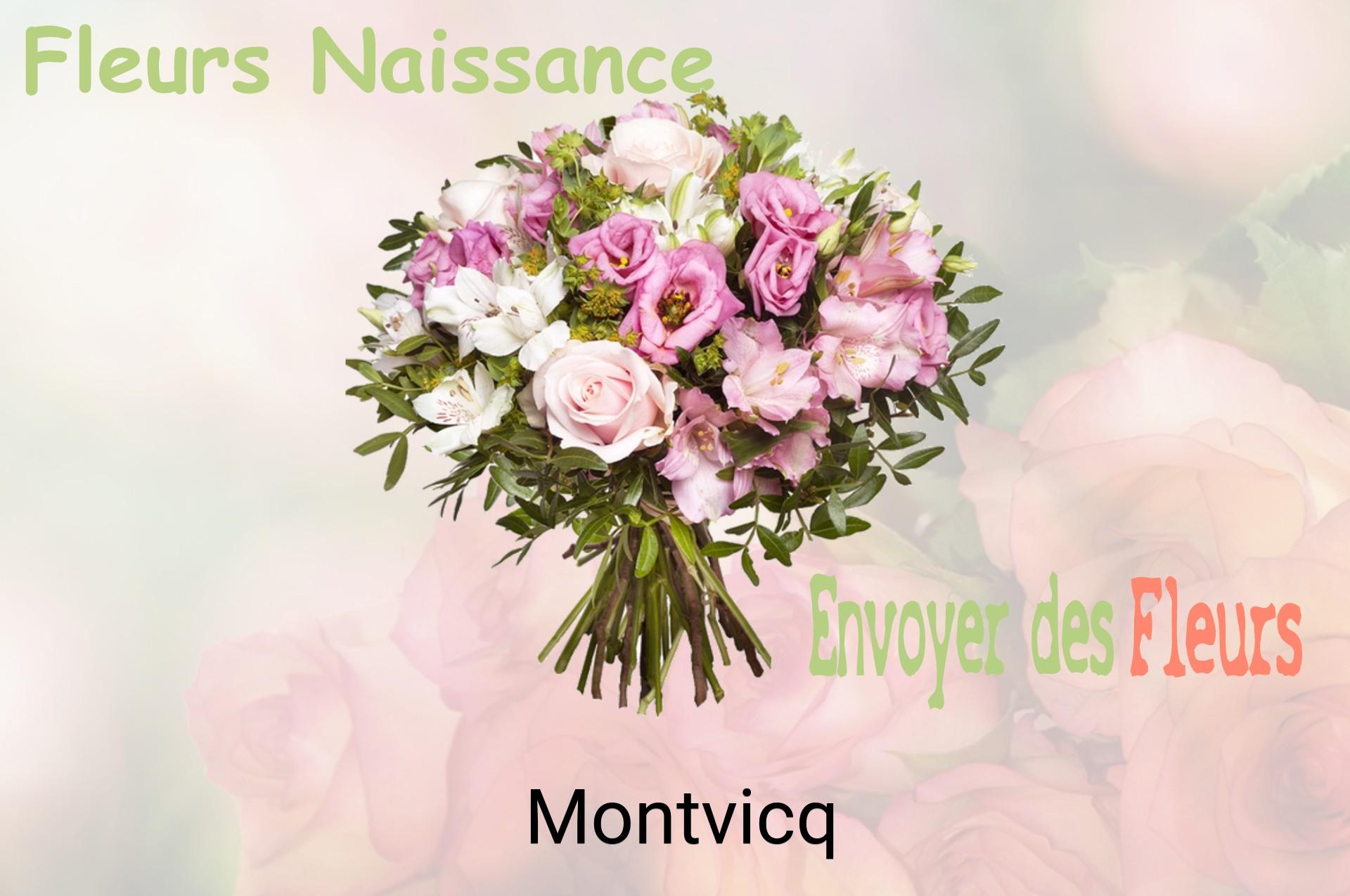 Bouquet de fleurs de naissance livré à Montvicq